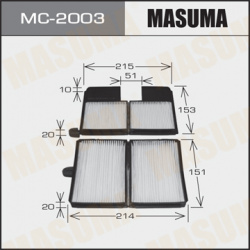 Салонный фильтр MASUMA MC 2003 TOYOTA Picnic XM10 96>/Avensis 