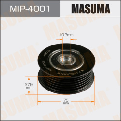 ролик обводной \ Mazda 3 2 MPS 09> MASUMA MIP 4001 
