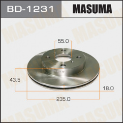 Тормозной диск MASUMA BD 1231 