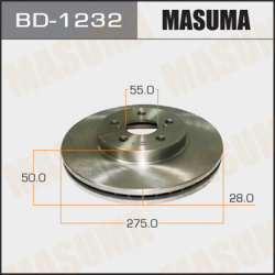 Тормозной диск MASUMA BD 1232 