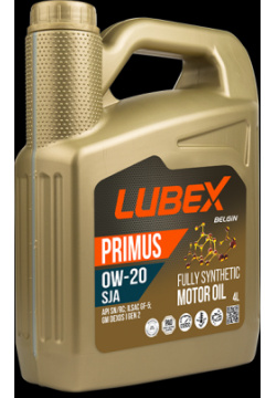 Моторное масло LUBEX L034 1331 0404 0W 20 синтетическое 4 л 