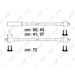 Высоковольтные провода (провода зажигания) LYNXAUTO SPE4606 