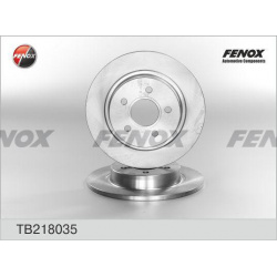 Тормозной диск FENOX TB218035 полный задний мост 
