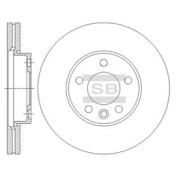Тормозной диск HI Q SD5703 
