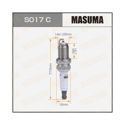 Свеча зажигания MASUMA S017C Honda Accord/CR V 2 0/2 4 01> 