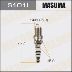 Свеча зажигания MASUMA S101I Toyota  MMC Nissan Honda Mazda Subaru Lexus Suzuki