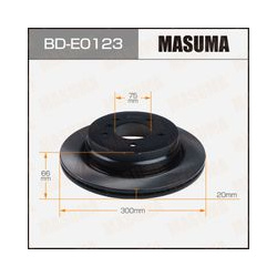 Тормозной диск MASUMA BD E0123 