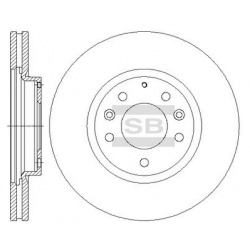 Тормозной диск HI Q SD4414 