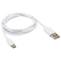 кабель  USB micro PVC белый 1m\ REXANT 18 4269