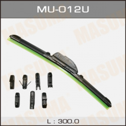 Щетка стеклоочистителя бескаркасная MU 012U MASUMA Flat 300/12 мм/" 1 шт 