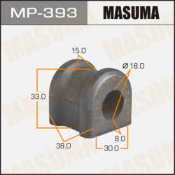 втулка стабилизатора \ Toyota Corolla 06 12 MASUMA MP 393 
