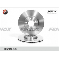 Тормозной диск FENOX TB219068 вентилируемый передний мост 