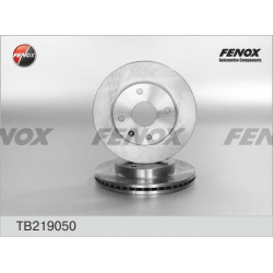 Тормозной диск FENOX TB219050 вентилируемый передний мост