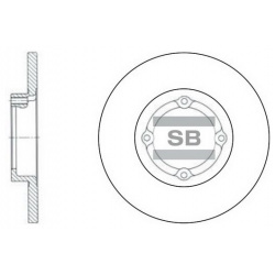 Тормозной диск HI Q SD3010 