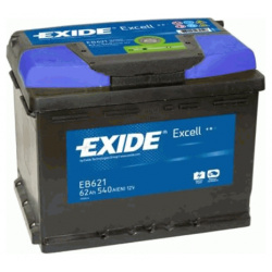 Аккумулятор EXIDE EB621 62 Ач 540 А 242x175x190 мм 1 (+ ) прямая 