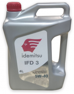 Моторное масло IDEMITSU 5019450181 5W 40 синтетическое 4 л 