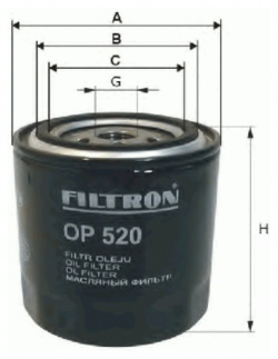 Фильтр масляный FILTRON OP 635 Suzuki SJ 410/413 1 0/1 3 81 90 