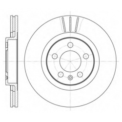 Тормозной диск REMSA 6546 10 вентилируемый передний мост 