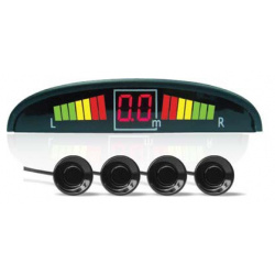 парктроник  4 датчика + коннекторы цветной светодиодный дисплей с цифровым табло\ AVS A78012S