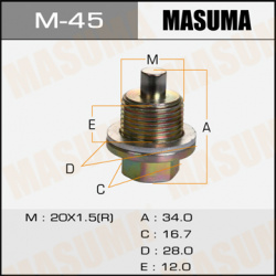 пробка сливная  с магнитом 20x1 5\ Honda MASUMA M 45