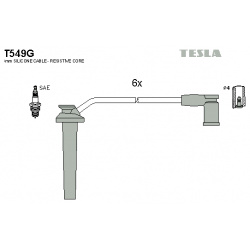 Высоковольтные провода (провода зажигания) TESLA T549G 