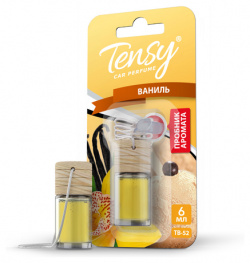 ароматизатор  Tensy подвесной жидкость бутылочка блистер Ваниль\ TB 52
