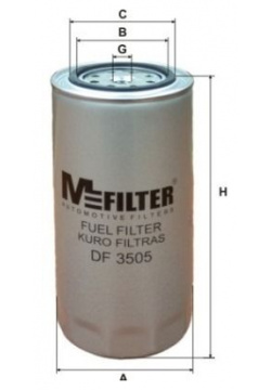 Топливный фильтр MFILTER DF 3505 Omn DAF FT95 