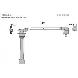 Высоковольтные провода (провода зажигания) TESLA T868B 