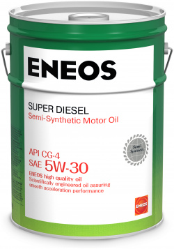 Моторное масло ENEOS OIL1332 5W 30 полусинтетическое 20 л 