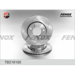 Тормозной диск FENOX TB219100 вентилируемый передний мост 