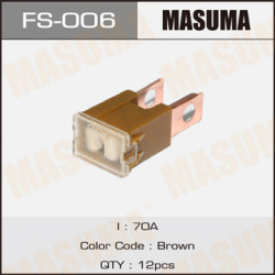 предохранитель силовой  тип папа 70A коричневый\ MASUMA FS 006