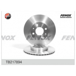 Тормозной диск FENOX TB217894 вентилируемый передний мост