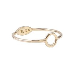 Tilda Кольцо с кругом из желтого золота 13261