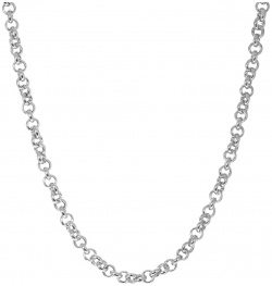 Prosto Jewelry Колье цепь из серебра с круглыми звеньями 15503