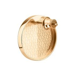 LUTA Jewelry Серьги из серебра с узором «гусиная лапка» эмали  покрытые лимонным золотом 30980