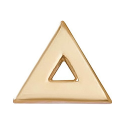 Tilda Монопусета треугольник из желтого золота 47865