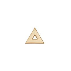 Tilda Монопусета треугольник из желтого золота 47865