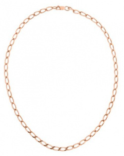 LUTA Jewelry Колье цепь из серебра с розовой позолотой 66178