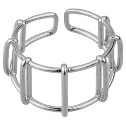 Aqua Серебристое кольцо решетка 21280 ювелирный сплав