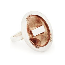 AMARIN Jewelry Кольцо из серебра «Стоп» 106850