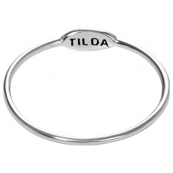 Tilda Тонкое кольцо из белого золота 11244