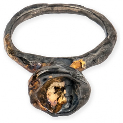 Kintsugi Jewelry Кольцо Soul из серебра с позолотой 95882