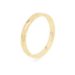 AURA 916 Обручальное мужское кольцо из золота с бриллиантом 98596