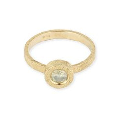 The EGO Кольцо Fragile rose из золота с бриллиантом 109406