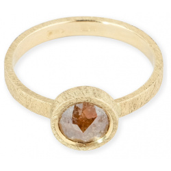 Kintsugi Jewelry Кольцо Fragile rose из золота с бриллиантом 109407