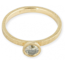 The EGO Кольцо Fragile rose из золота с бриллиантом 109410