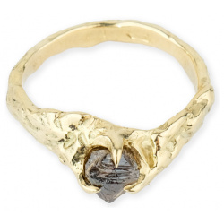 Kintsugi Jewelry Кольцо Trust из золота с кристаллом кварца 109421