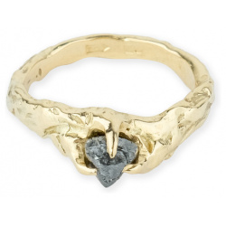 Kintsugi Jewelry Кольцо Trust из золота с кристаллом кварца 109420