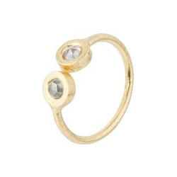 Kintsugi Jewelry Кольцо Fragile rose из золота со вставкой бриллиантов 109428