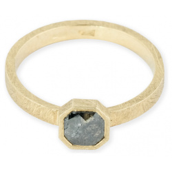 Kintsugi Jewelry Кольцо Fragile rose из золота с бриллиантом 110289